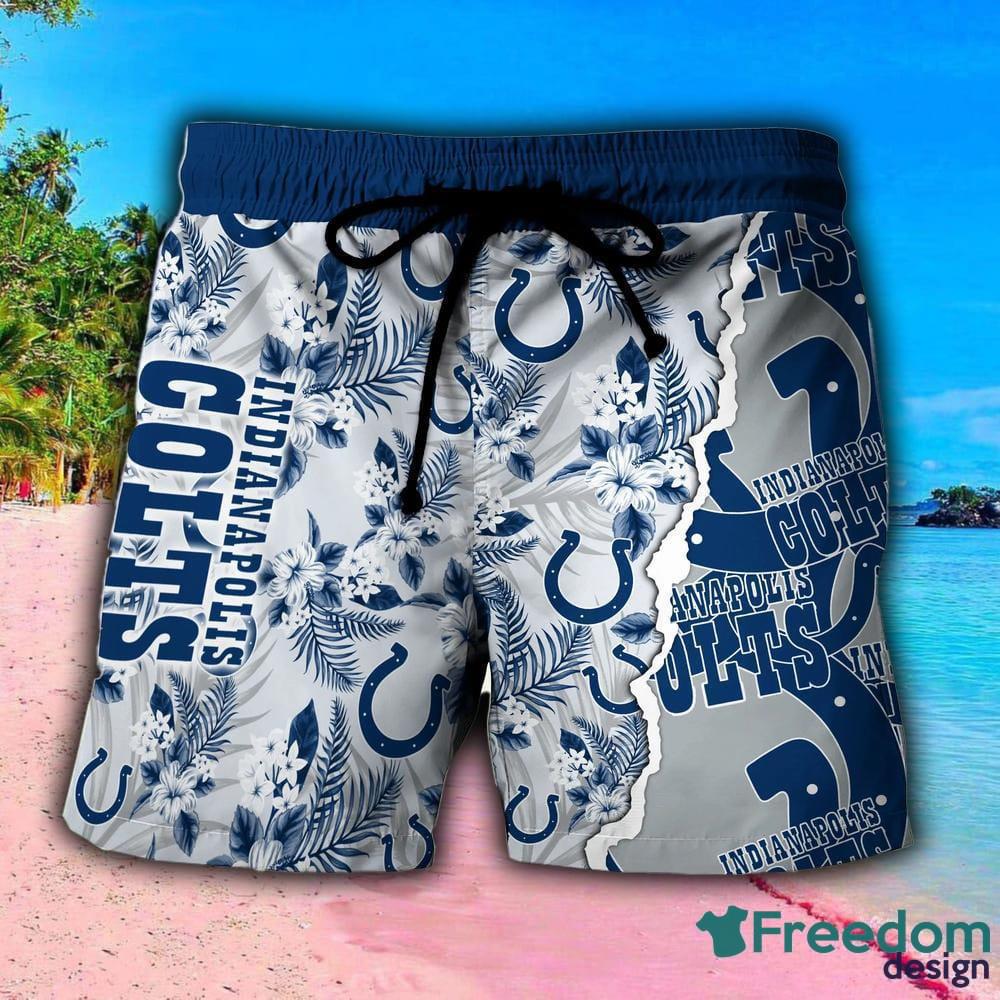 Indianapolis Colts NFL Football 3D Hawaiian Shirt And Shorts For