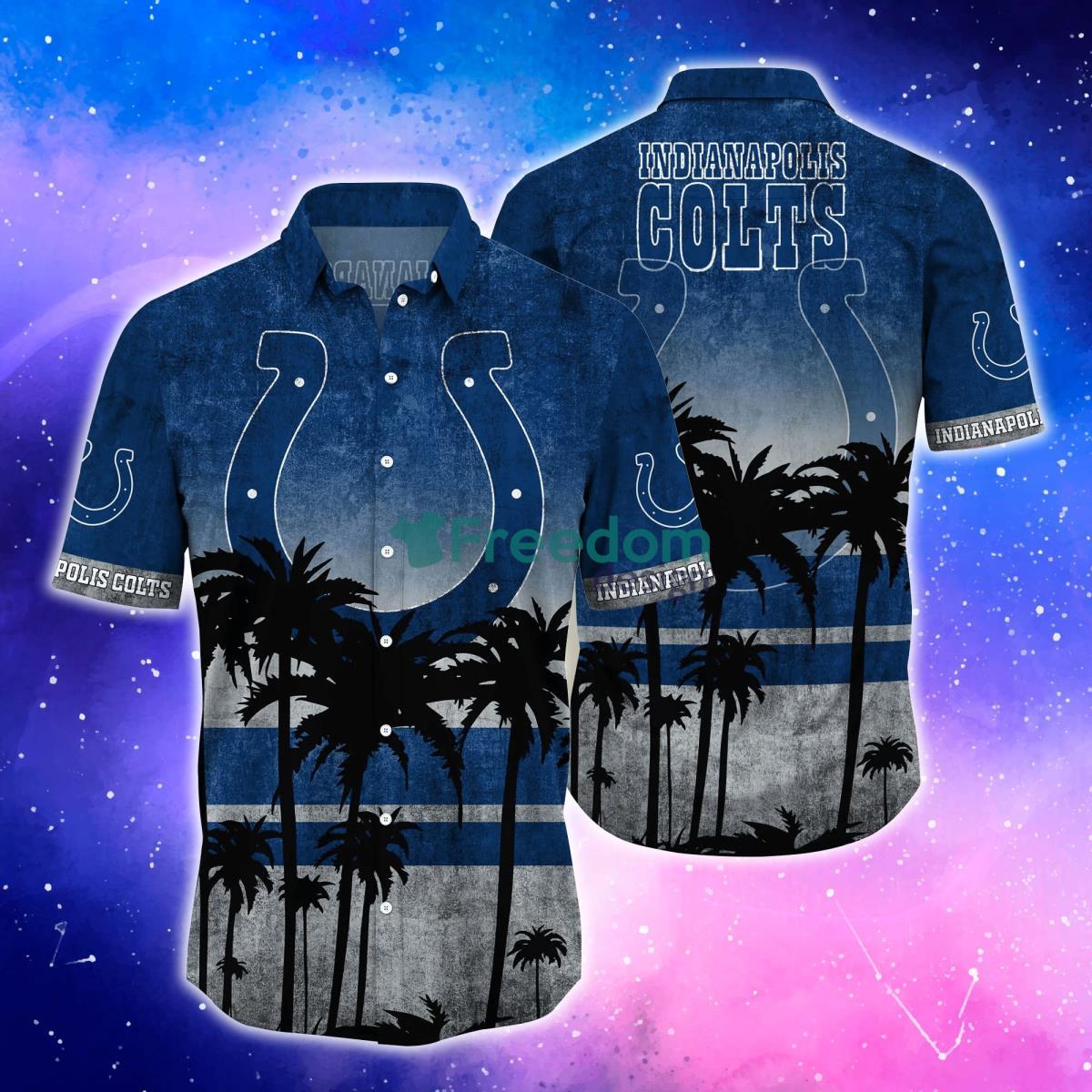 Indianapolis Colts Trending Hawaiian Shirt And Shorts For Fans Product Photo 1