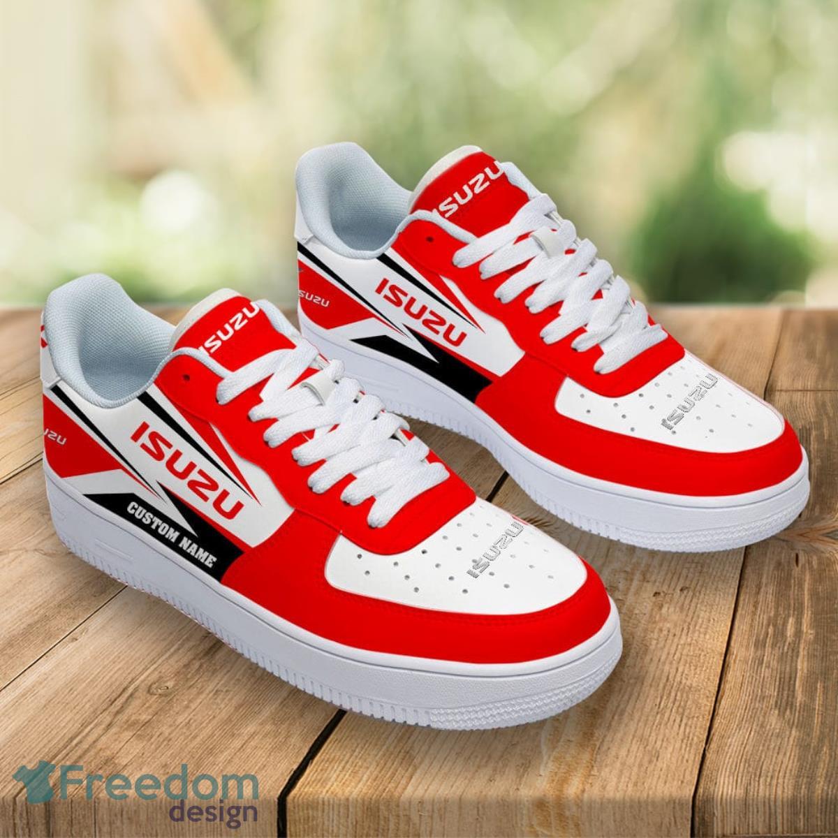 Isuzu Custom Name Air Force Shoes Sport Sneakers For Men Women Product Photo 2