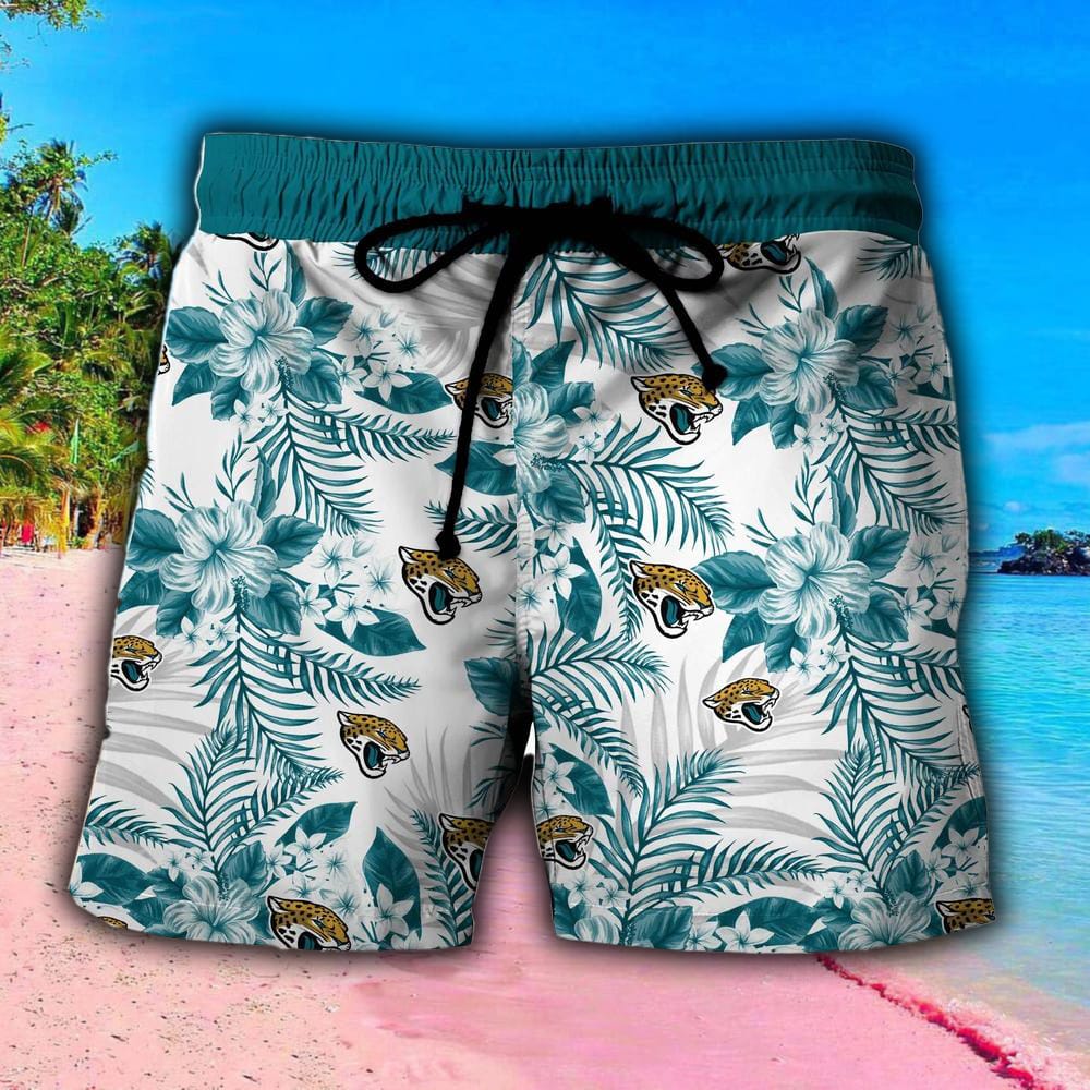 Jacksonville Jaguars NFL Style 7 Summer 3D Hawaiian Shirt And Shorts For Men  And Women Gift Fans - Freedomdesign