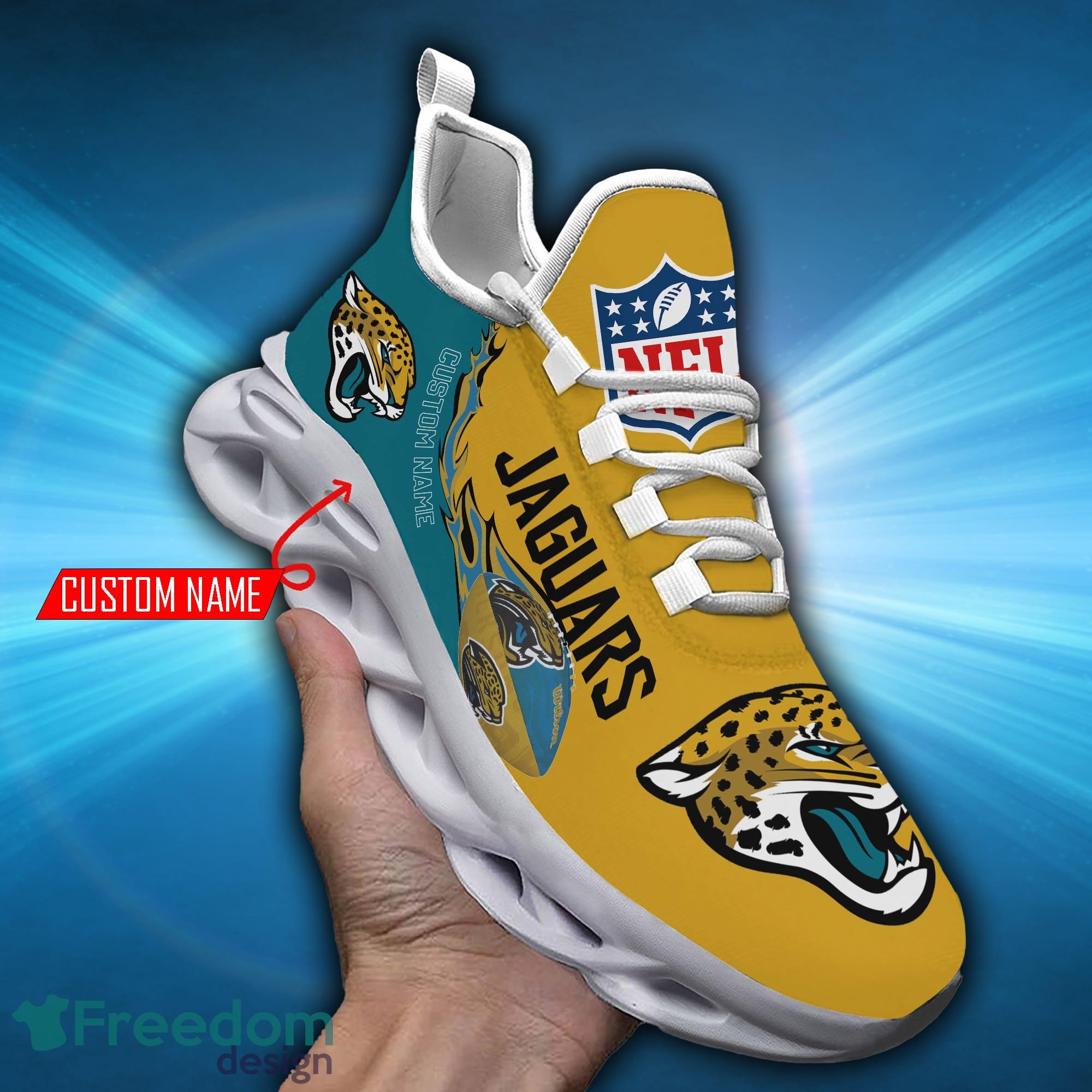 Jacksonville Jaguars NFL Max Sou Sneakers Running Shoes - Banantees