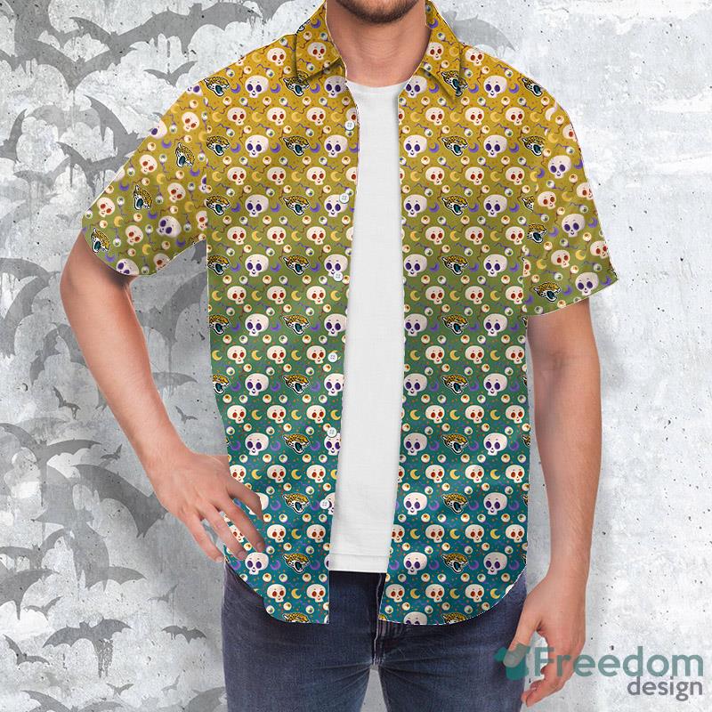 Jacksonville Jaguars Tropical Skull NFL Design 6 Beach Hawaiian Shirt Men  And Women For Fans Gift - Freedomdesign