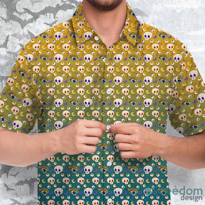 Jacksonville Jaguars Tropical Skull NFL Design 6 Beach Hawaiian Shirt Men  And Women For Fans Gift - Freedomdesign