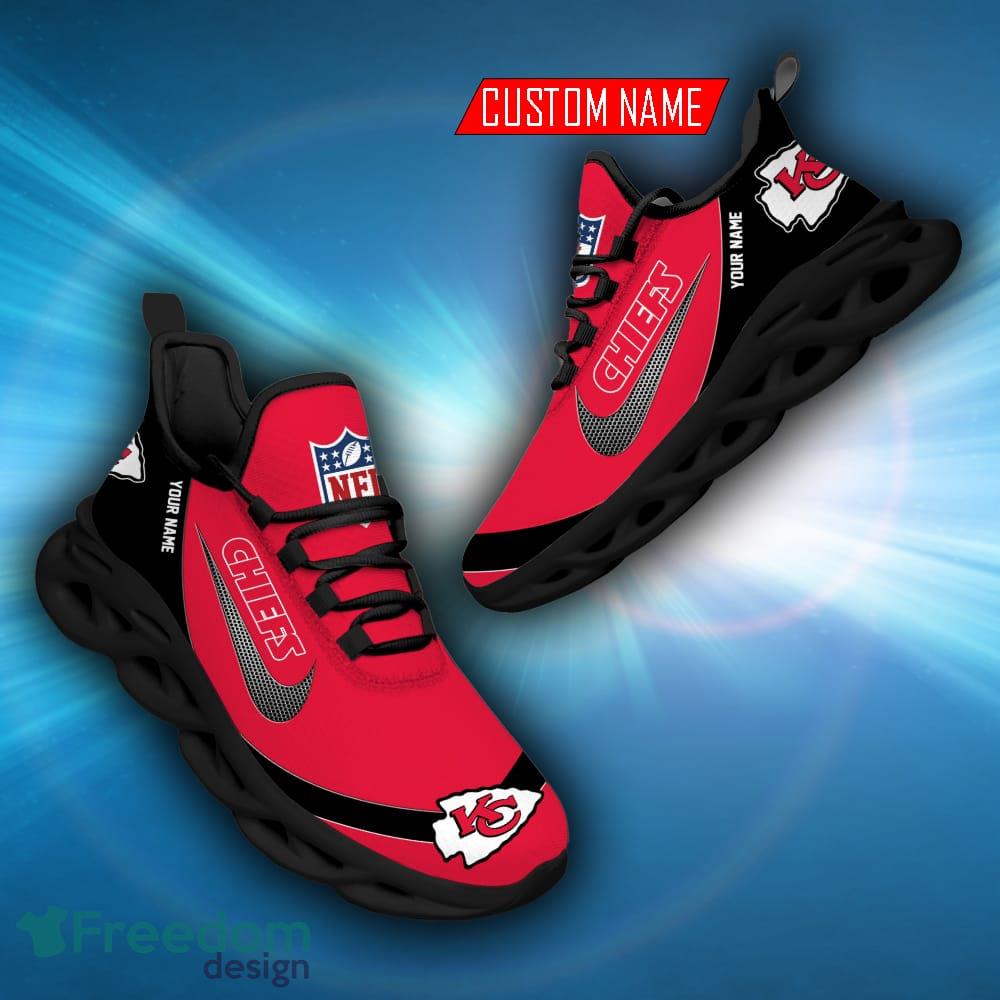 Kansas City Chiefs Nfl Football Team Custom Name Air Jordan 13 Shoes