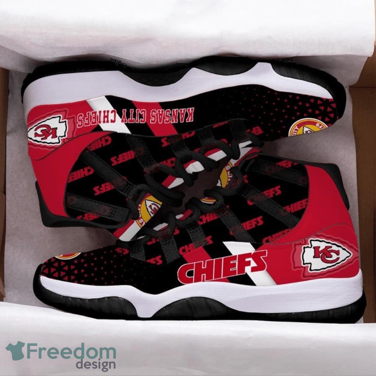 Kansas City Chiefsas City Chiefs Football Team Air Jordan 11 Best Sneakers For Men Women Fans Product Photo 1