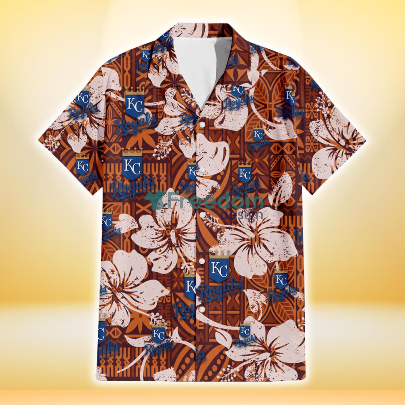 Kansas City Royals 3D Hawaiian Shirts flower summer gift for fans -  Freedomdesign