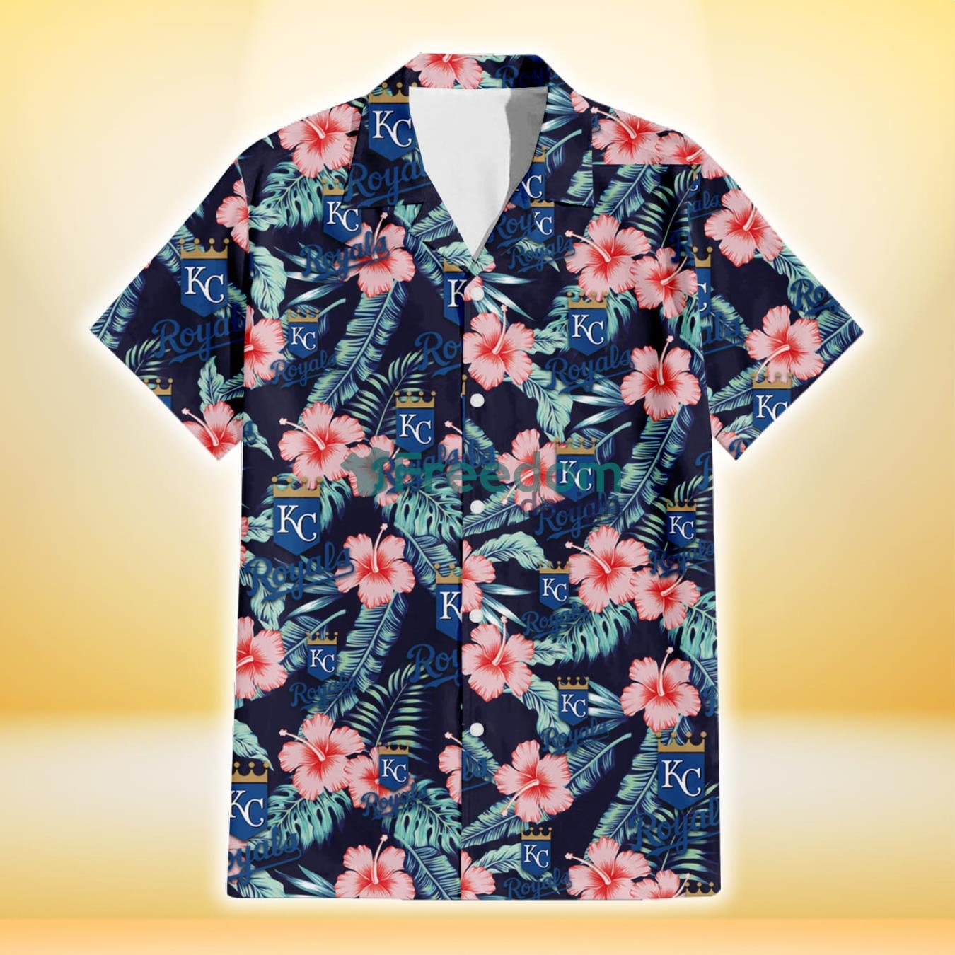 Kansas City Royals 3D Hawaiian Shirts flower summer gift for fans -  Freedomdesign