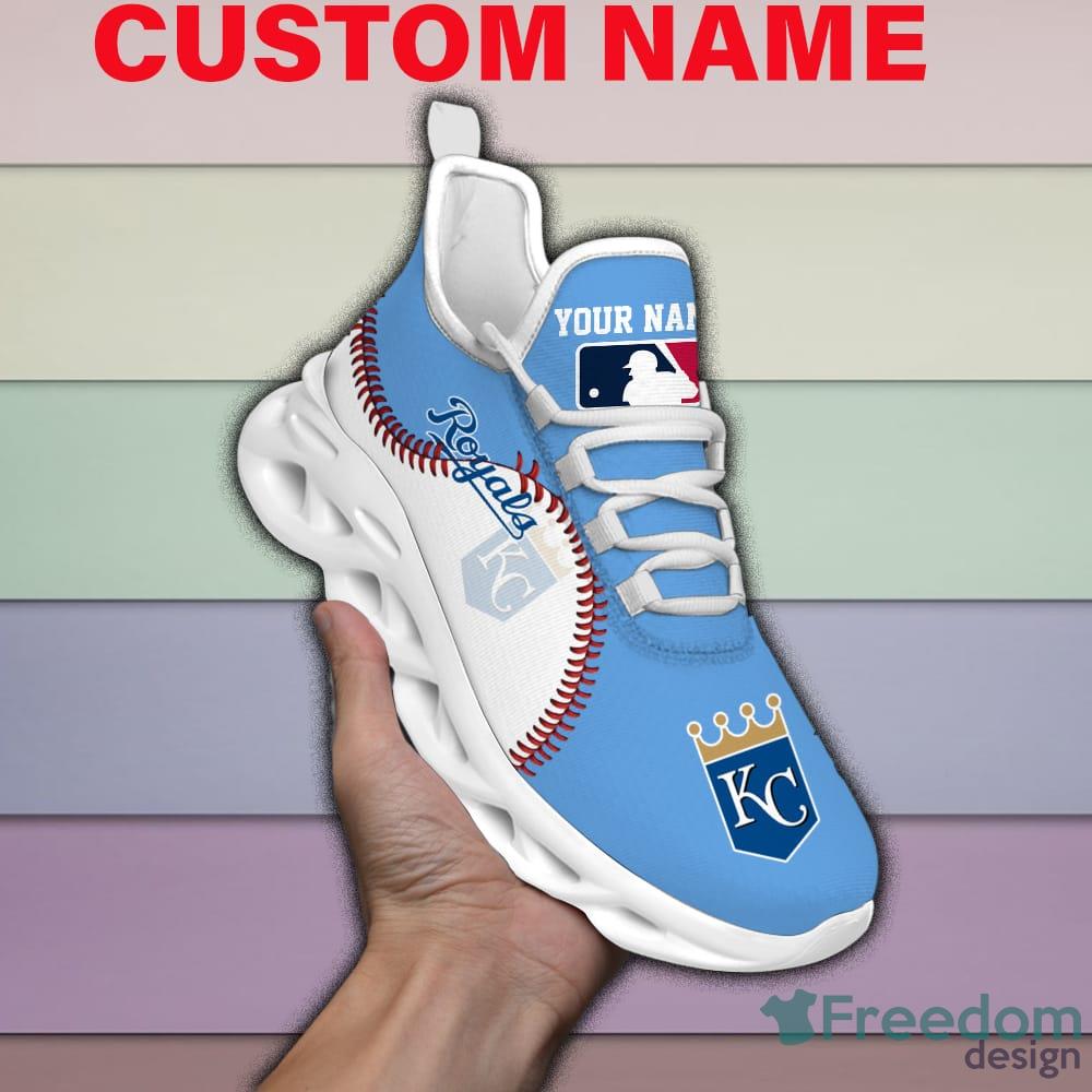 Kansas City Royals Mix Jerseys MLB Max Soul Shoes Custom Name For Men And  Women Running Sneakers - Freedomdesign