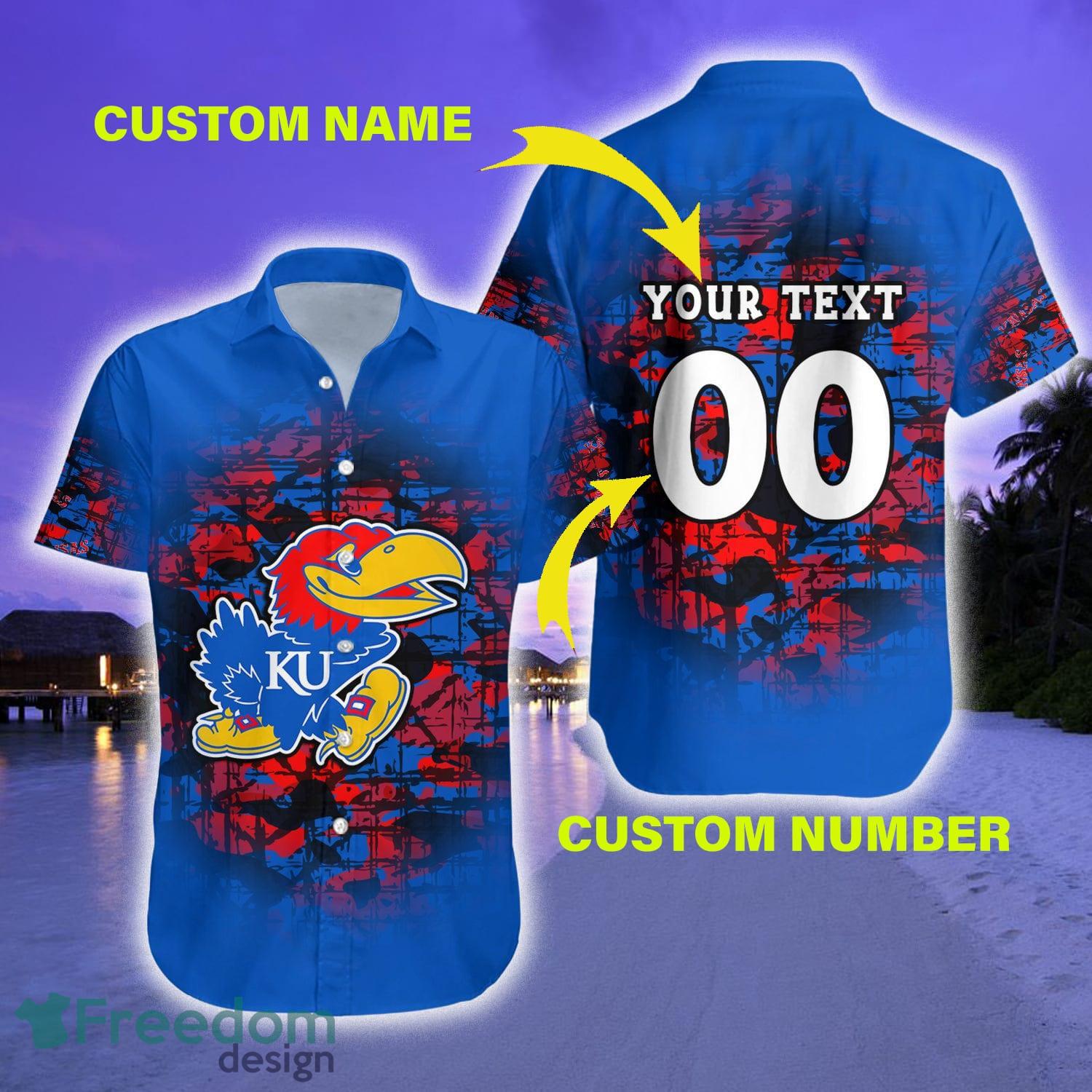 Personalized NCAA Kansas Jayhawks Baseball Jersey Custom Name And