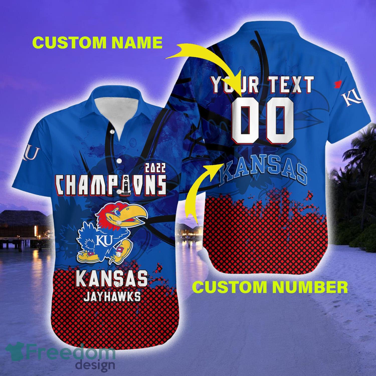 Kansas Jayhawks NCAA Custom Name And Number Best Dad Ever Baseball Jersey  Shirt