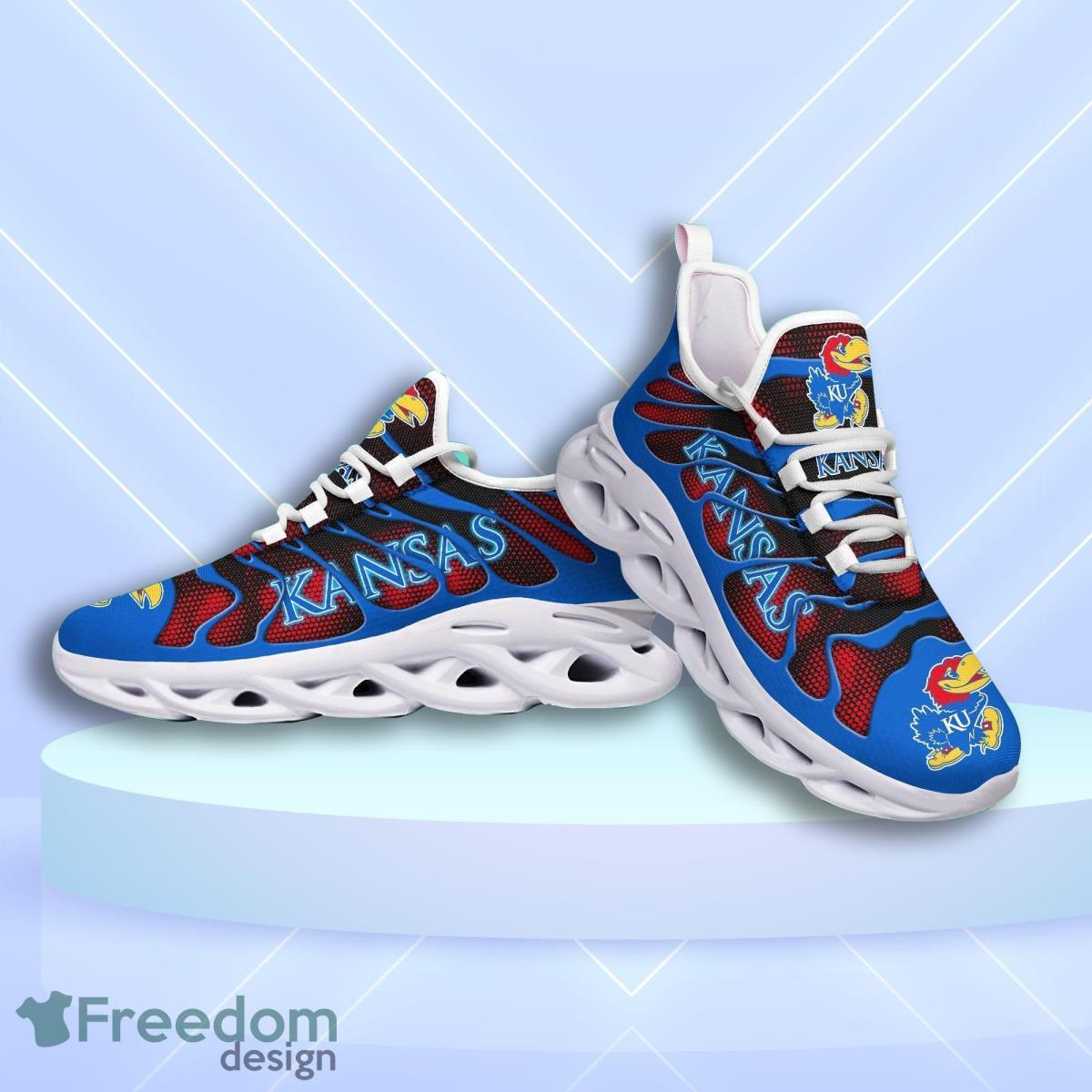 Kansas Jayhawks Logo Hole Background 3D Max Soul Shoes Product Photo 1