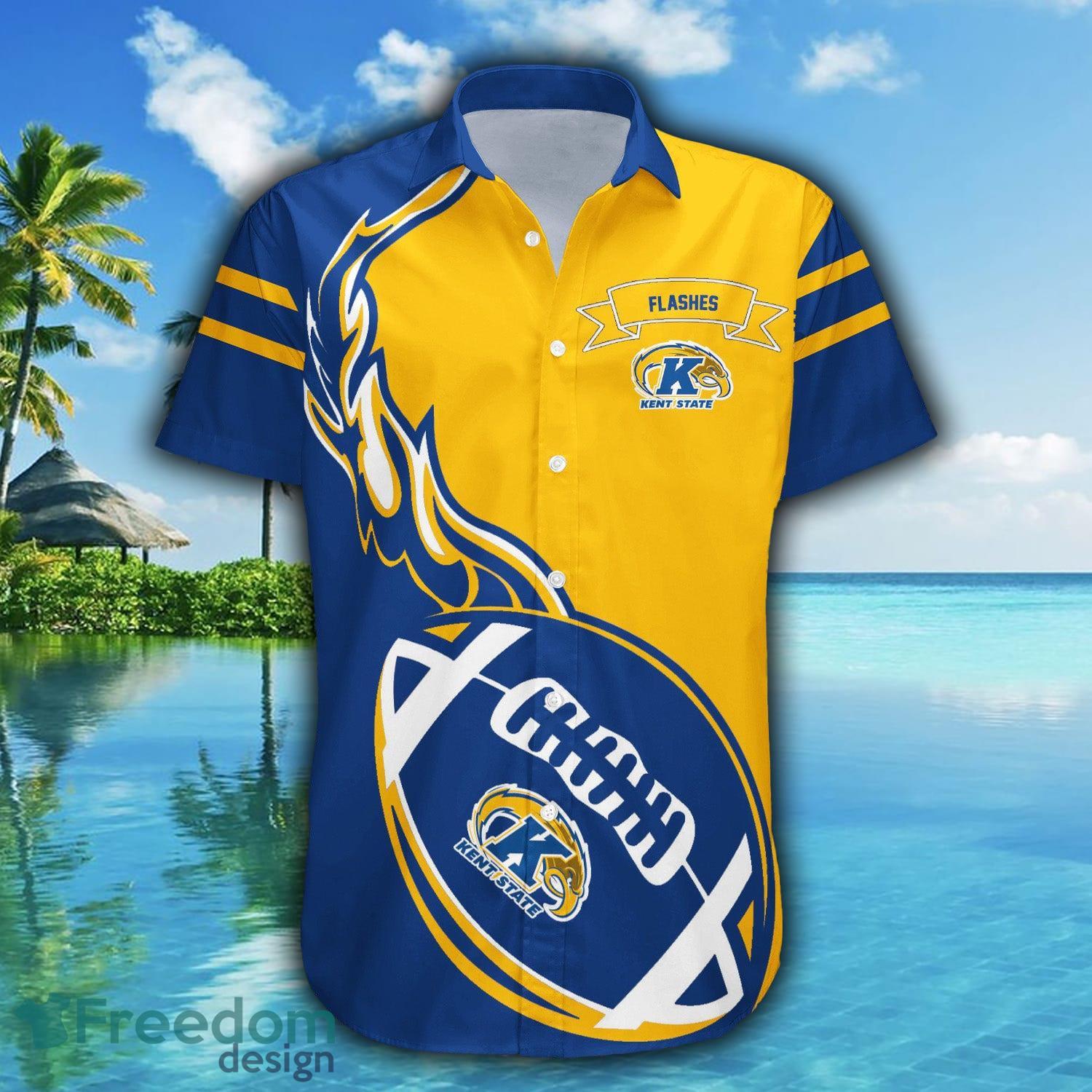 Kent State Golden Flashes Tropical Seamless NCAA Fans Hawaiian Shirt -  Freedomdesign