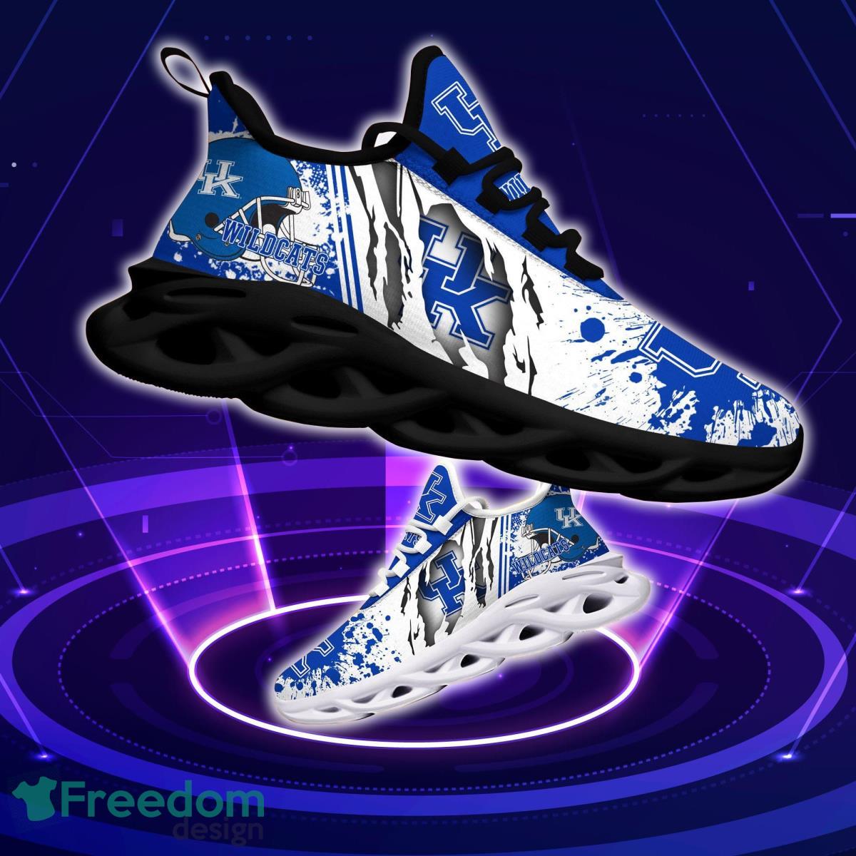 Kentucky Wildcats Logo Torn And Splatter Background Max Soul Shoes Best Sneakers For Fans Product Photo 1