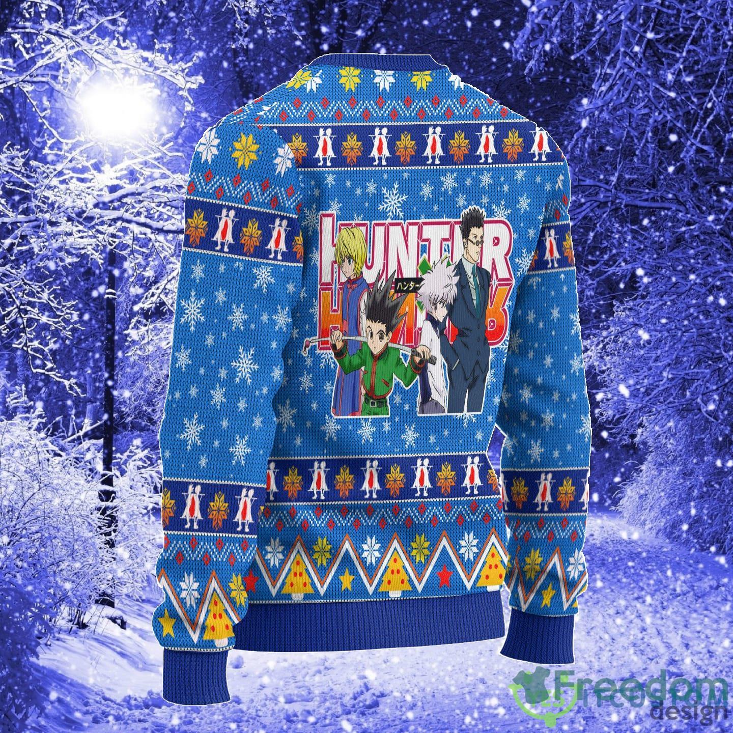 Kurapika Anime Hunter x Hunter Xmas Ugly Christmas Sweater Gift