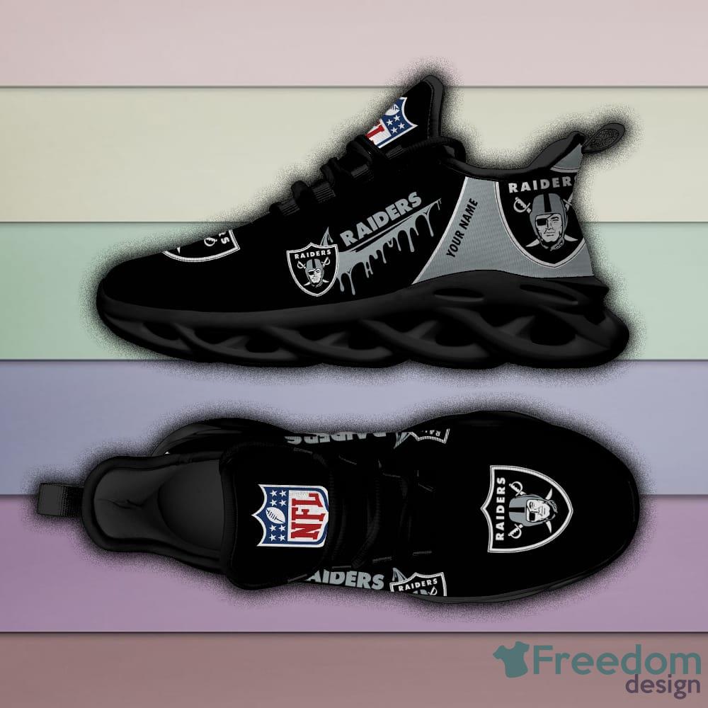 Raiders Custom Name Low Top Shoes V4 in 2023