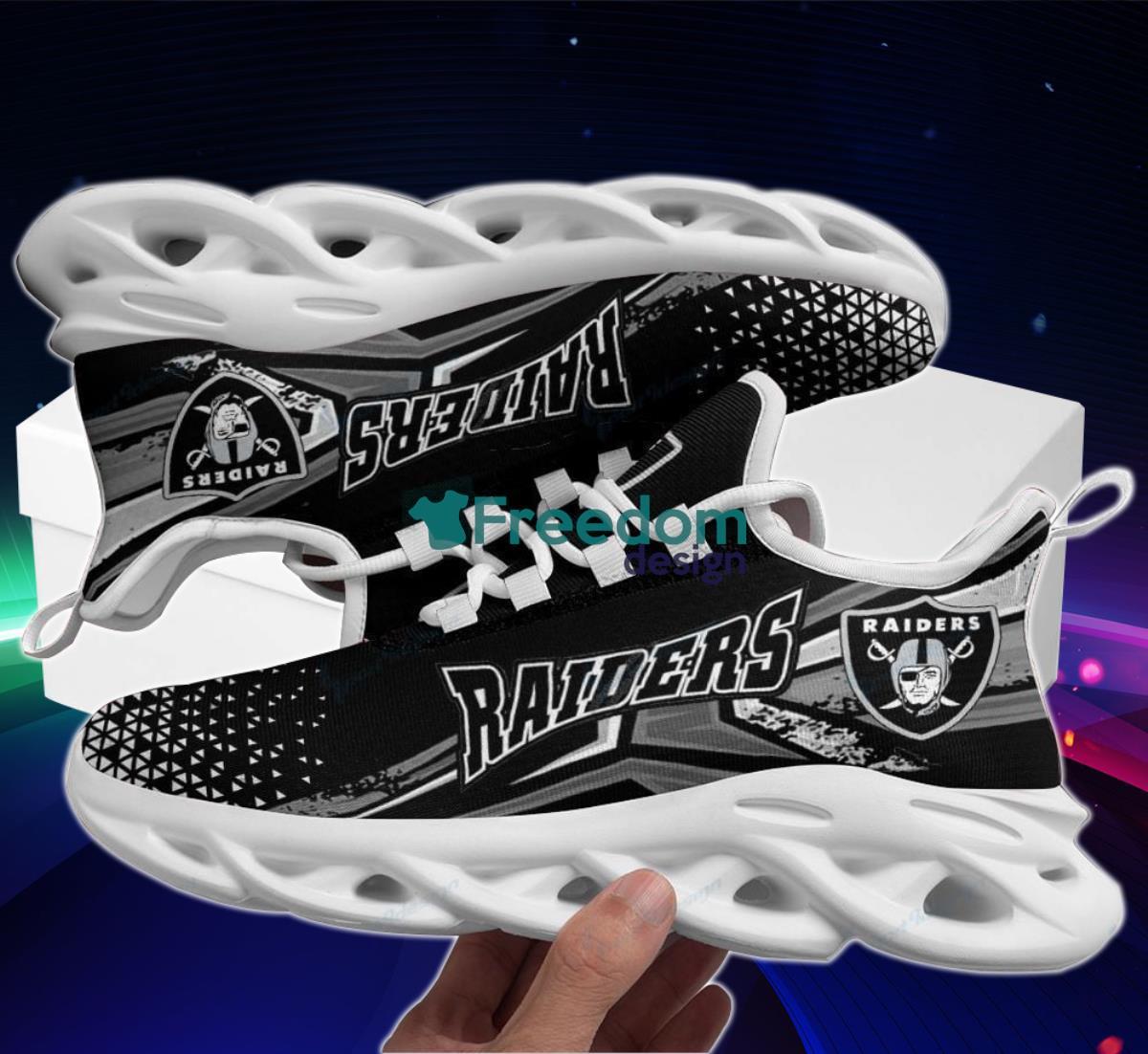 Las Vegas Raiders NFL Clunky Max Soul Shoes Custom Name Best Gift