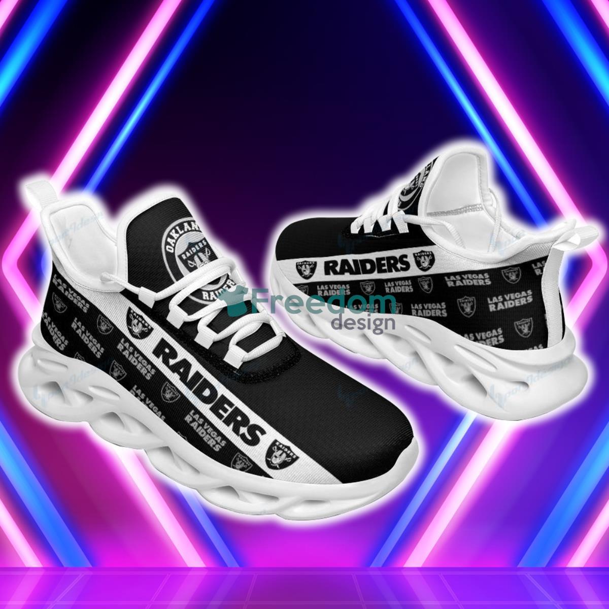 Las Vegas Raiders Max Soul Shoes New Design Best Gift For Fans Product Photo 1