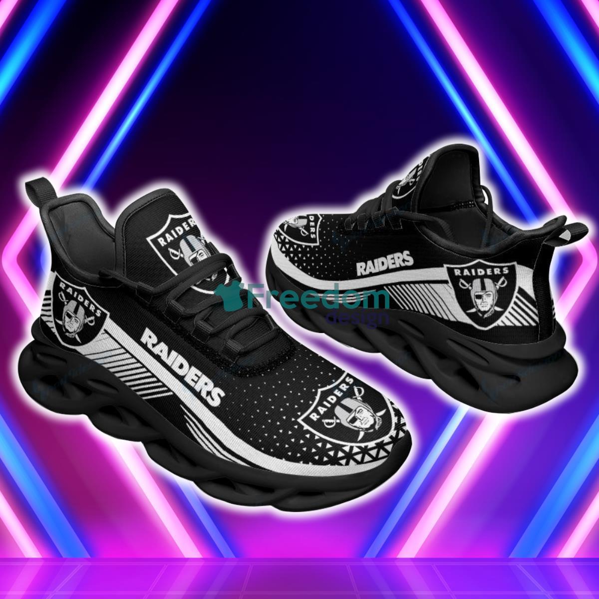 Las Vegas Raiders Youth Low Top Light-Up Shoes