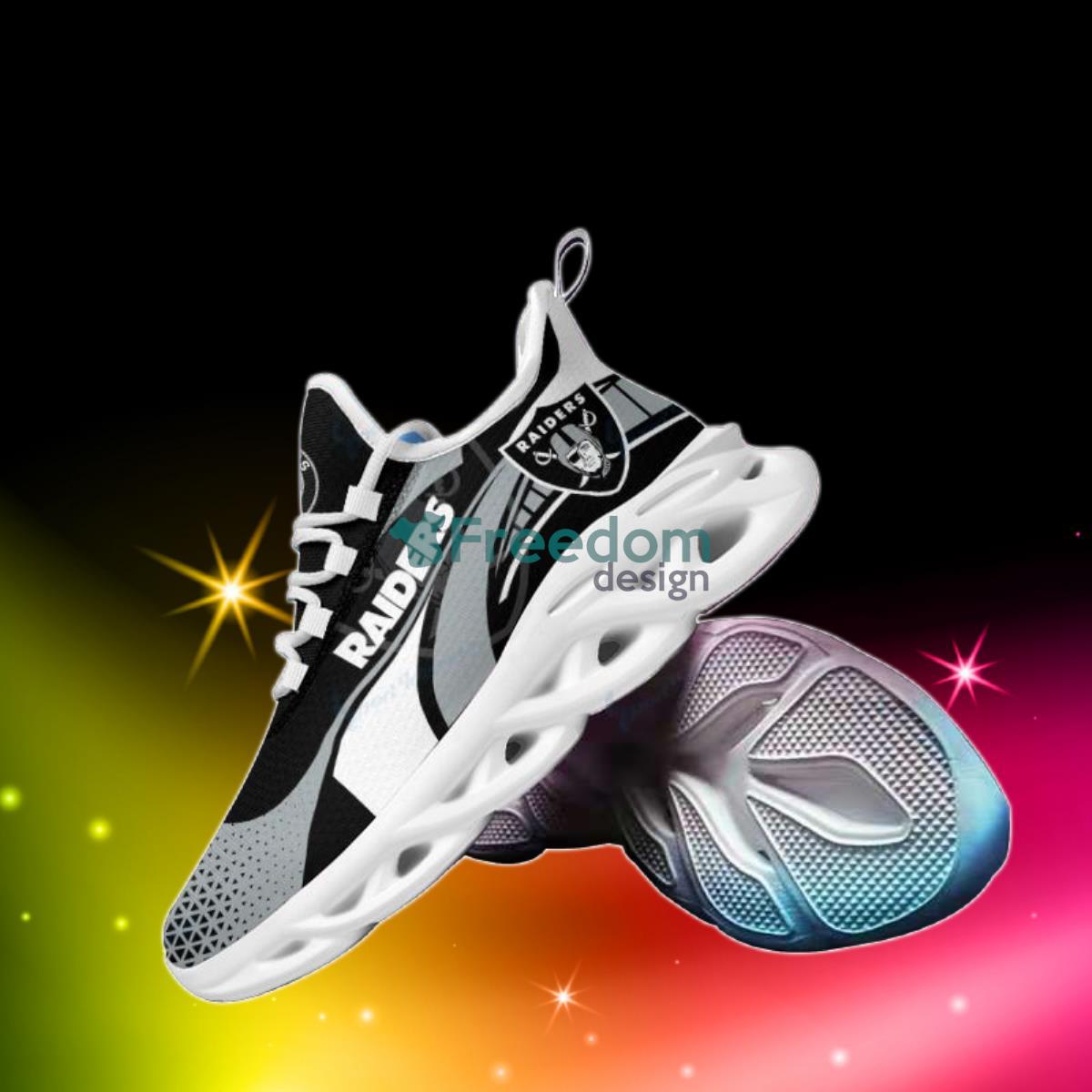 Las Vegas Raiders Max Soul Shoes New Design Impressive Gift For Fans Product Photo 2