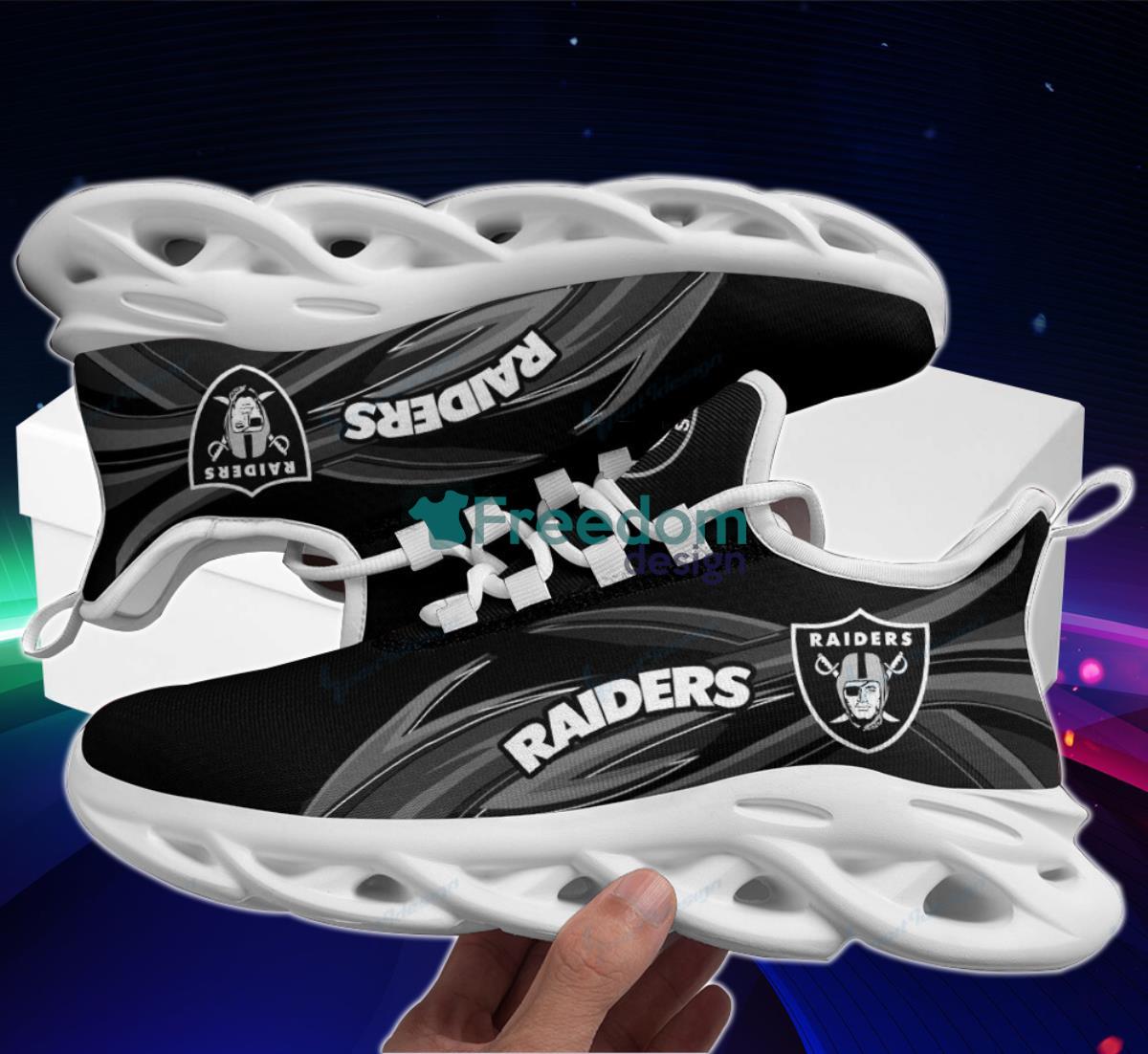 Las Vegas Raiders Max Soul Shoes New Design Impressive Gift For Men Women Product Photo 2