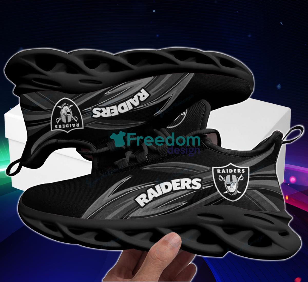 Las Vegas Raiders Max Soul Shoes New Design Impressive Gift For Men Women Product Photo 1