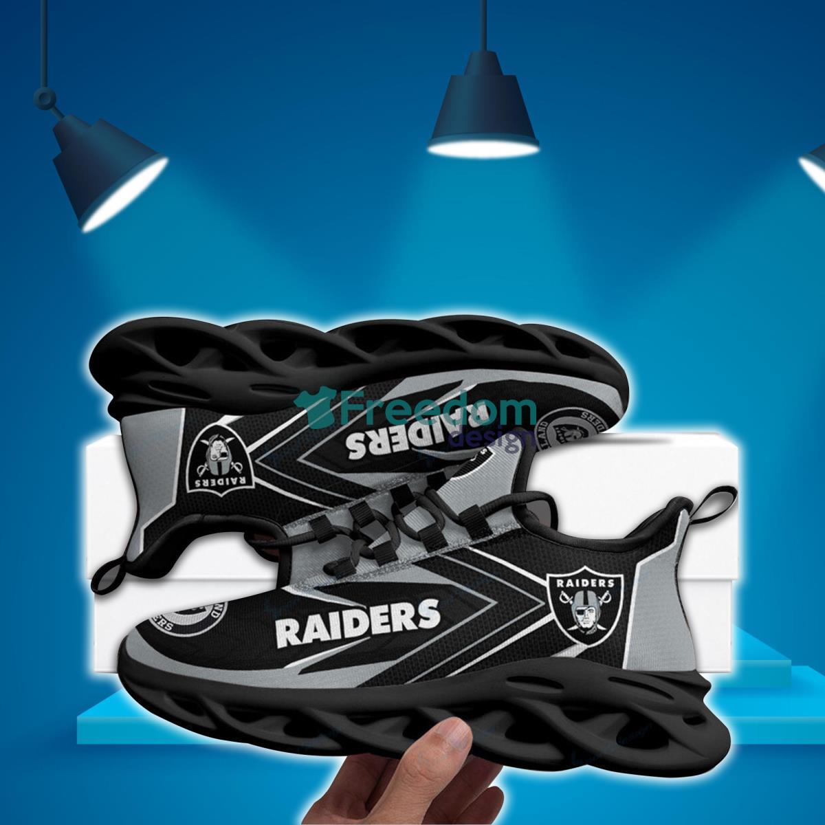 Las Vegas Raiders Max Soul Shoes Trending Sneakers For Fans Product Photo 1