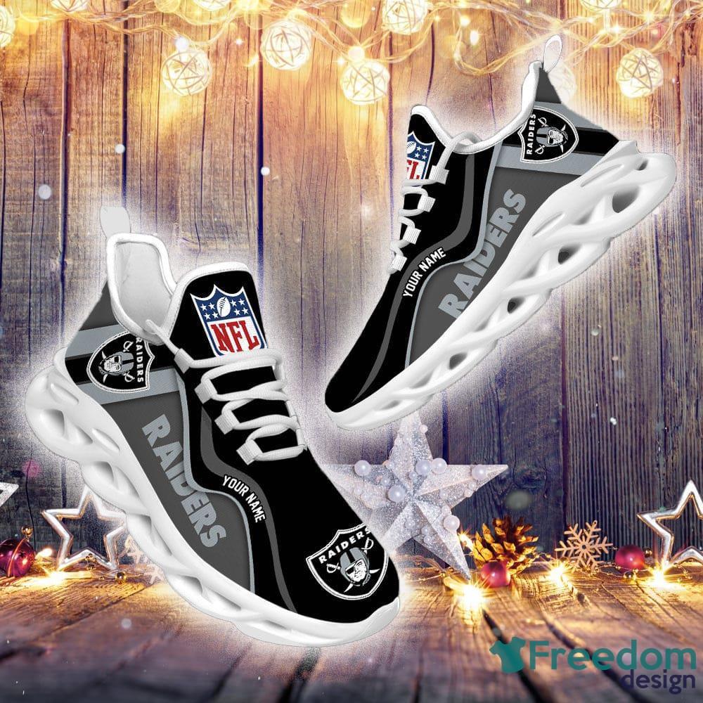 Las Vegas Raiders Sport Team Custom Name Max Soul Sneaker Shoes