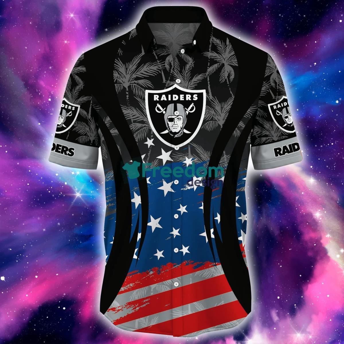 Las Vegas Raiders Hawaiian Shirt NFL Football 3D Custom Name For Men Women  Gift For Fans - Freedomdesign
