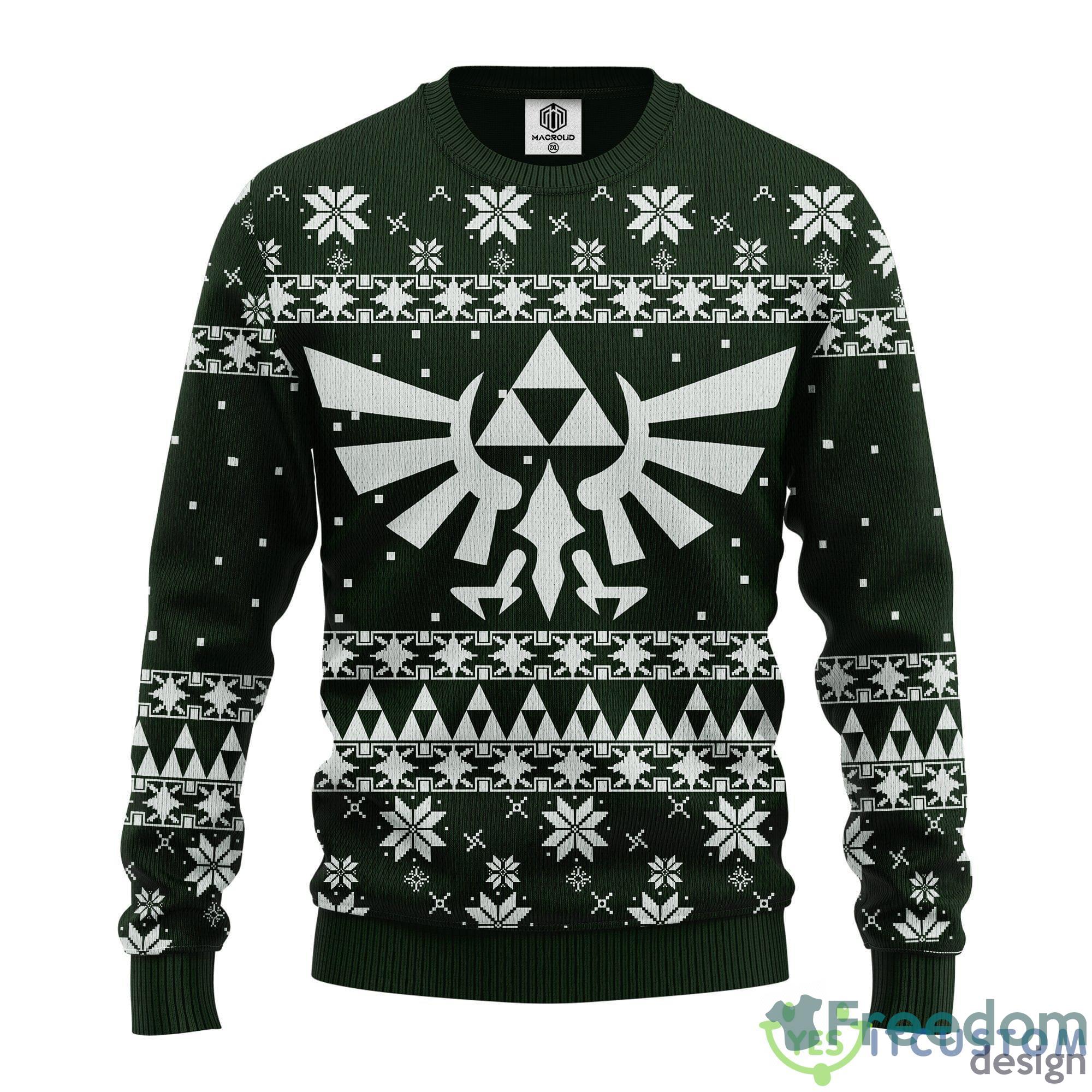 Legend of zelda ugly christmas sweater sale