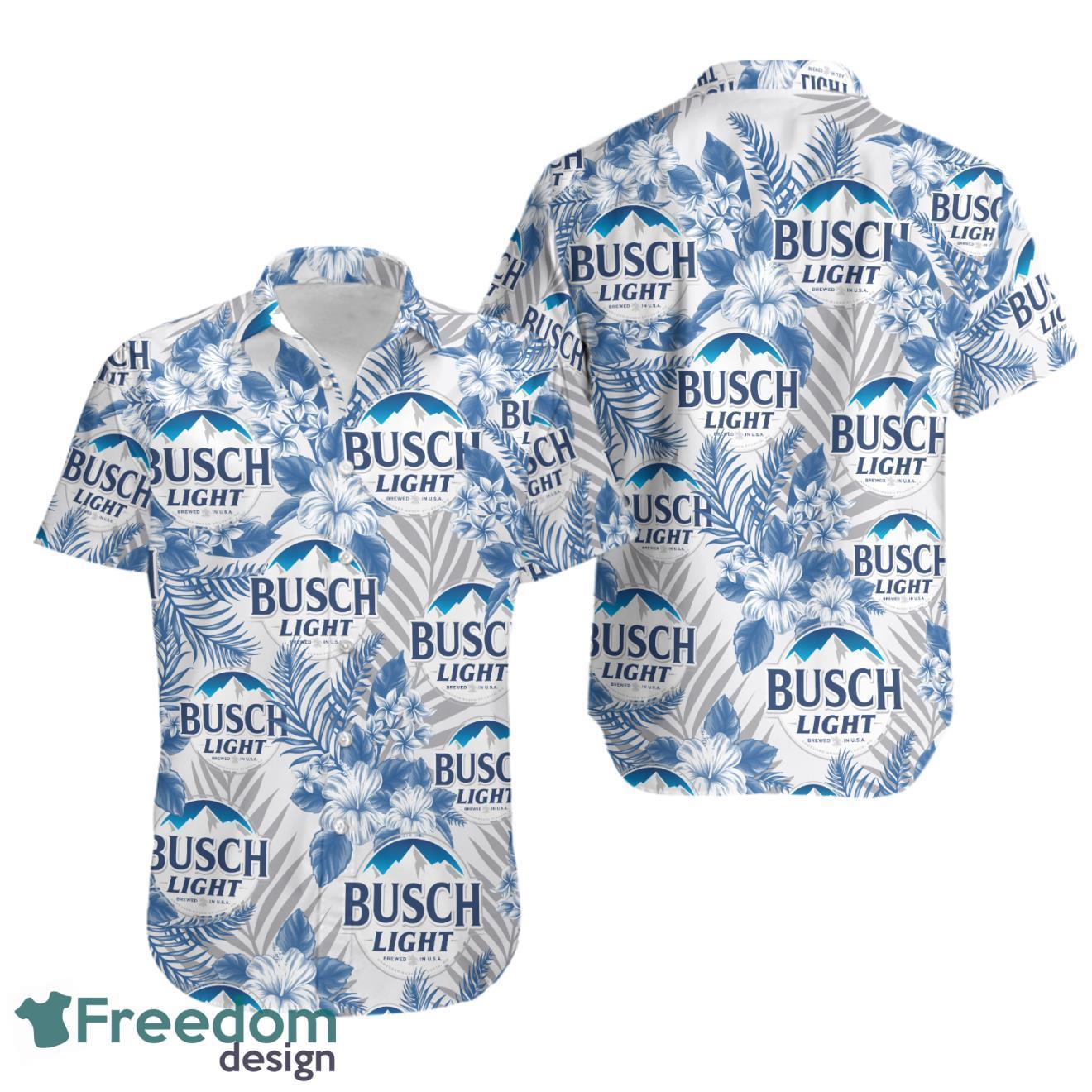 Light Beer Busch Latte Beer Hawaiian Shirt Product Photo 1