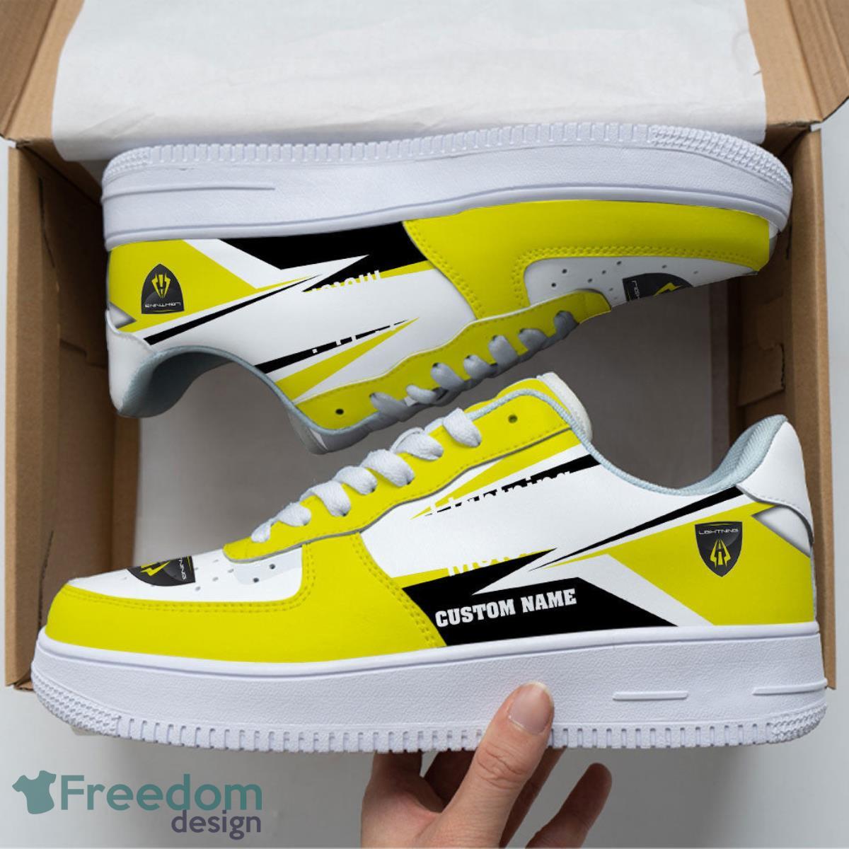 Lightning Motorcycles Custom Name Air Force Shoes Sport Sneakers For Men Women Product Photo 1