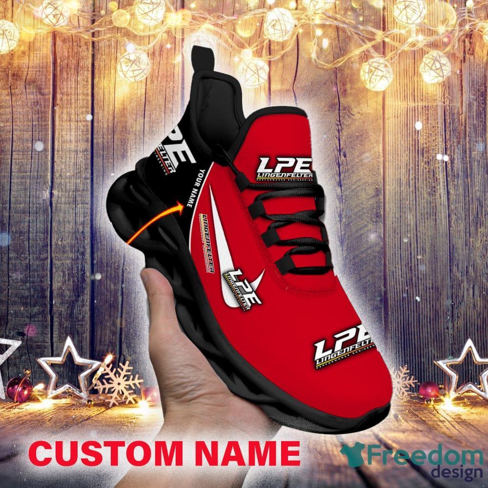 Las Vegas Raiders Custom Name NFL Neon Light Max Soul Shoes Gift For Fans  Running Sneaker - Freedomdesign