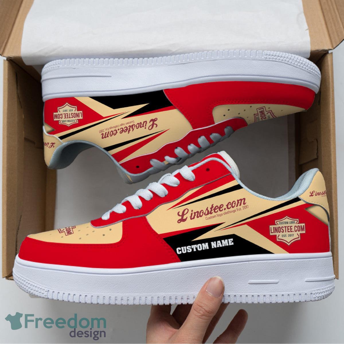 Linostee Custom Name Air Force Shoes Sport Sneakers For Men Women Product Photo 1