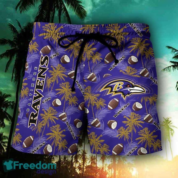 HOT Baltimore Ravens NFL Summer Hawaiian Shirt And Shorts