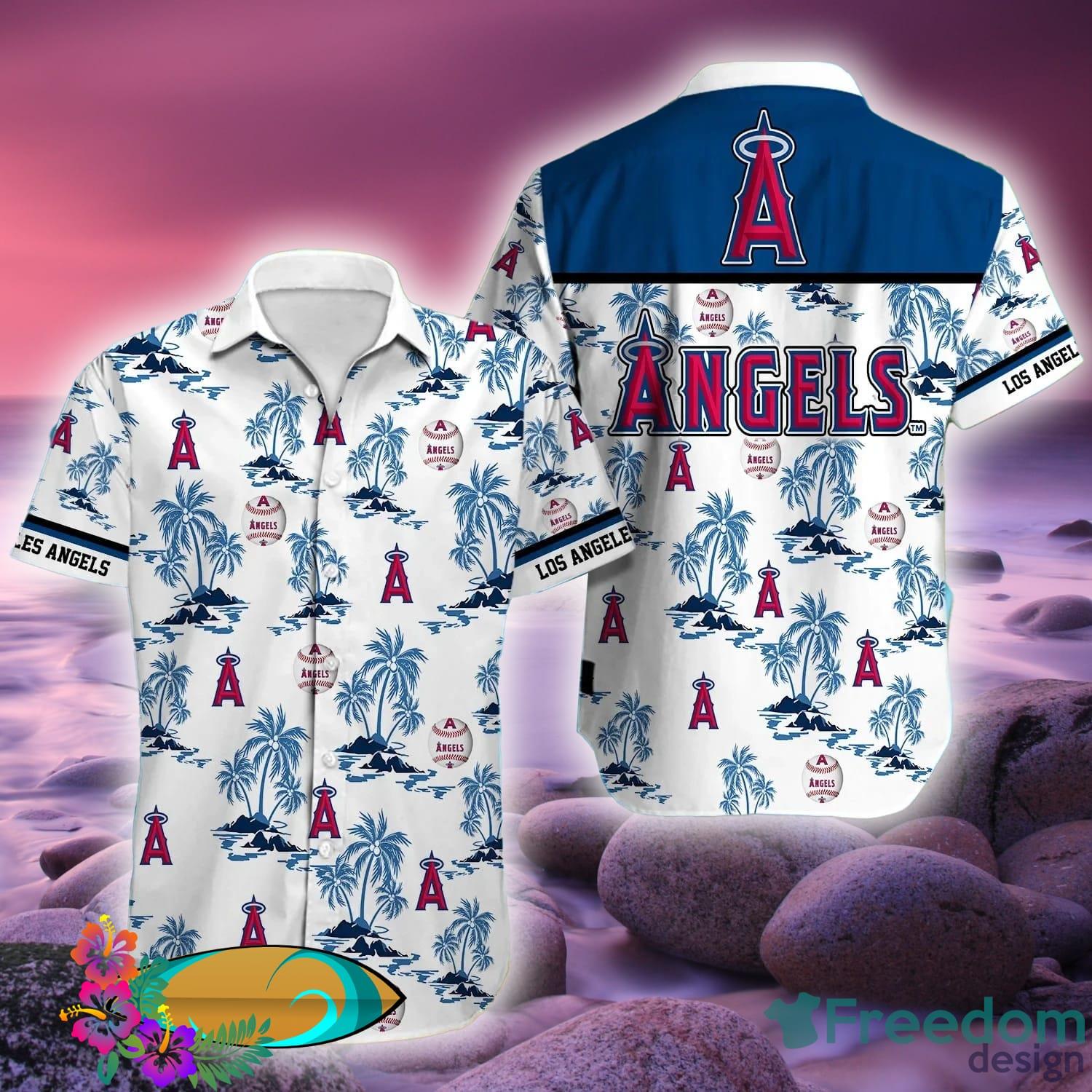 Los Angeles Angels MLB Summer 3D Hawaiian Shirt Gift For Men And Women Fans  - Freedomdesign