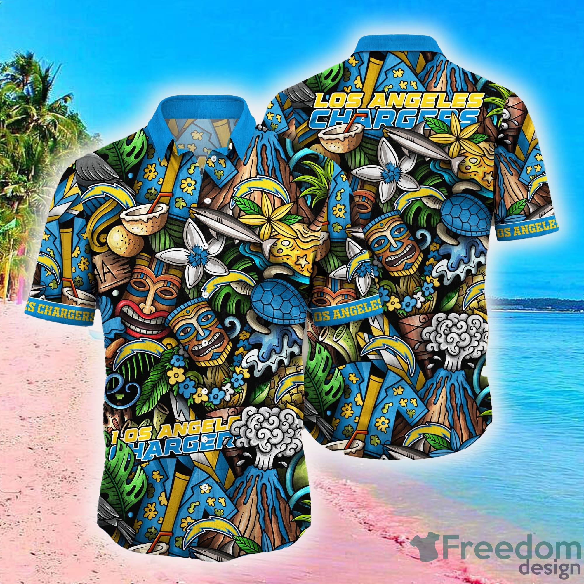 Los Angeles Chargers NFL Custom Name Hawaiian Shirt For Men And Women Fan -  Freedomdesign