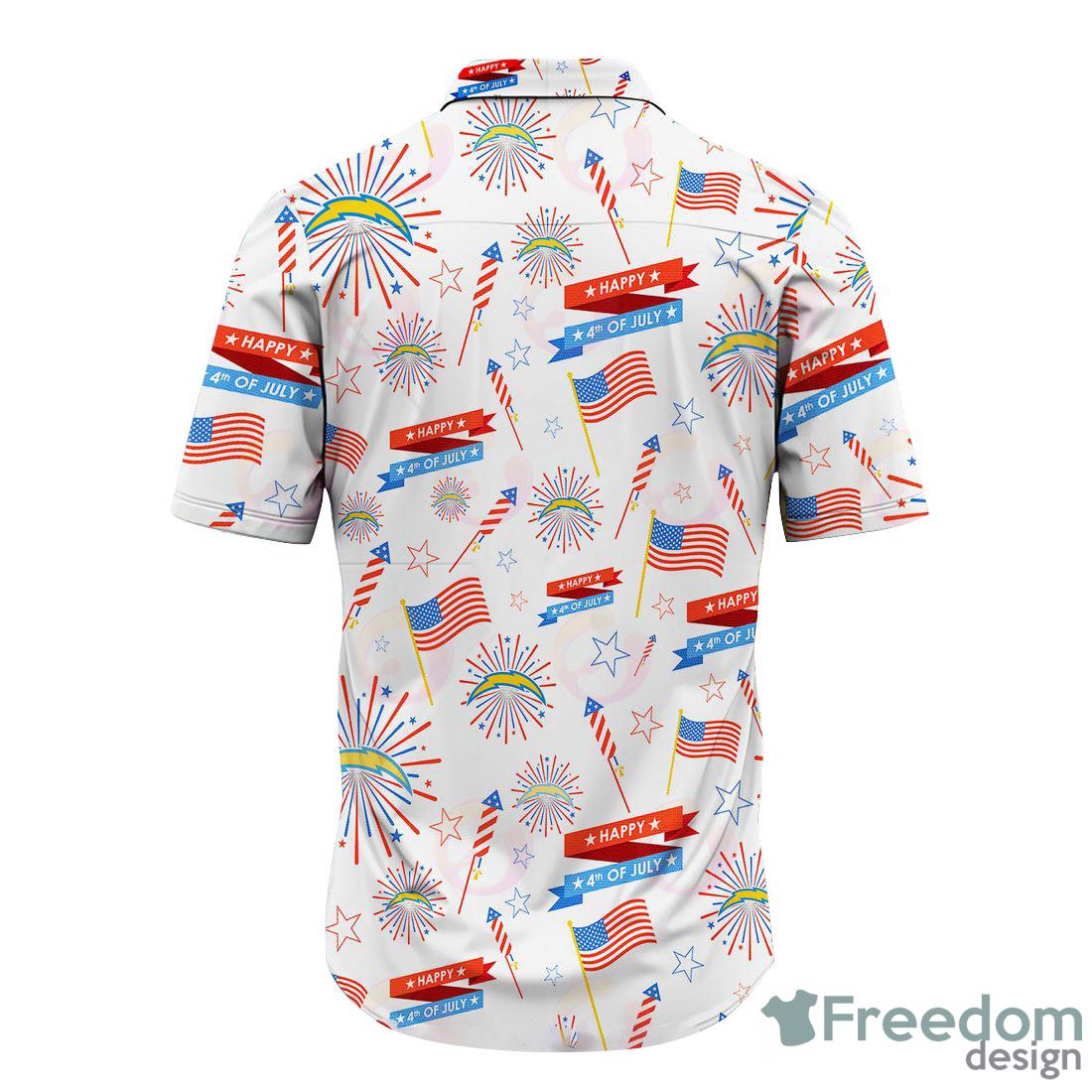 Los Angeles Chargers NFL Custom Name Hawaiian Shirt For Men And Women Fan -  Freedomdesign