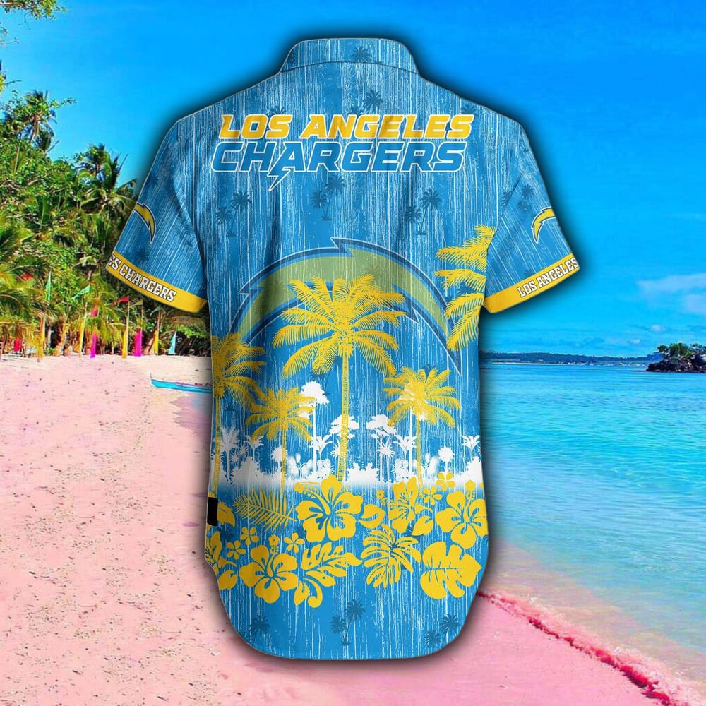 Los Angeles Chargers 3D Personalized Hawaii Shirt And Shorts Gift For Men  And Women