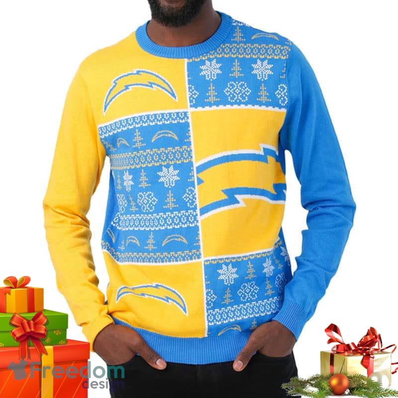 Custom Los Angeles Chargers Ugly Sweater Playful LA Chargers Gift