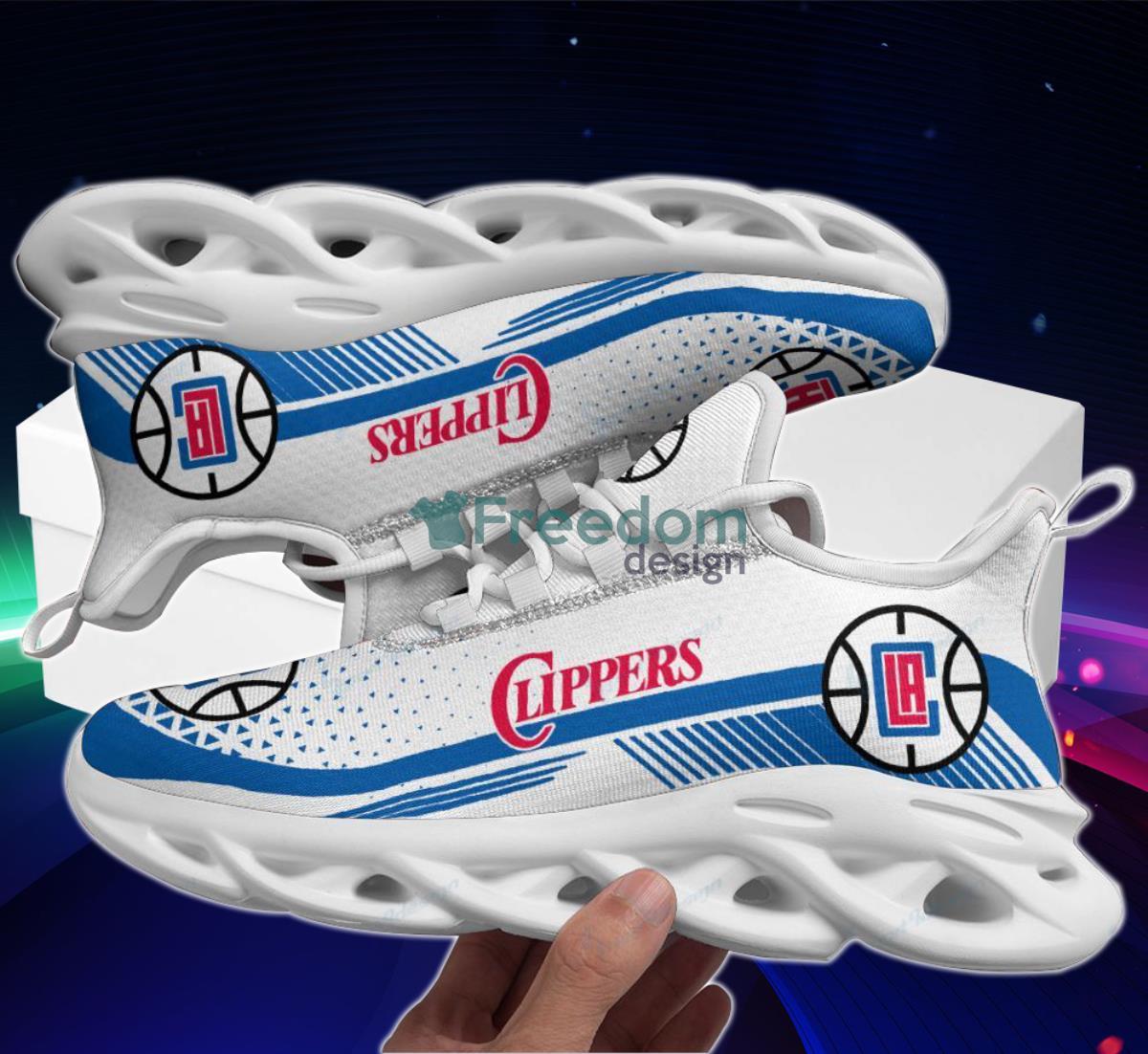 Los Angeles Clippers Max Soul Shoes Trending Sneakers For Fans Product Photo 2