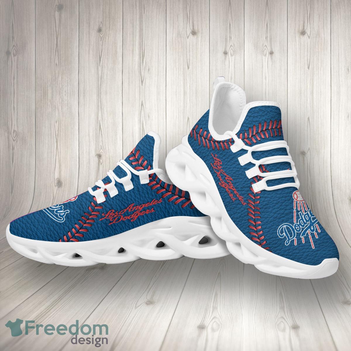 Los Angeles Dodgers Max Soul Snesker Running Shoes - Freedomdesign