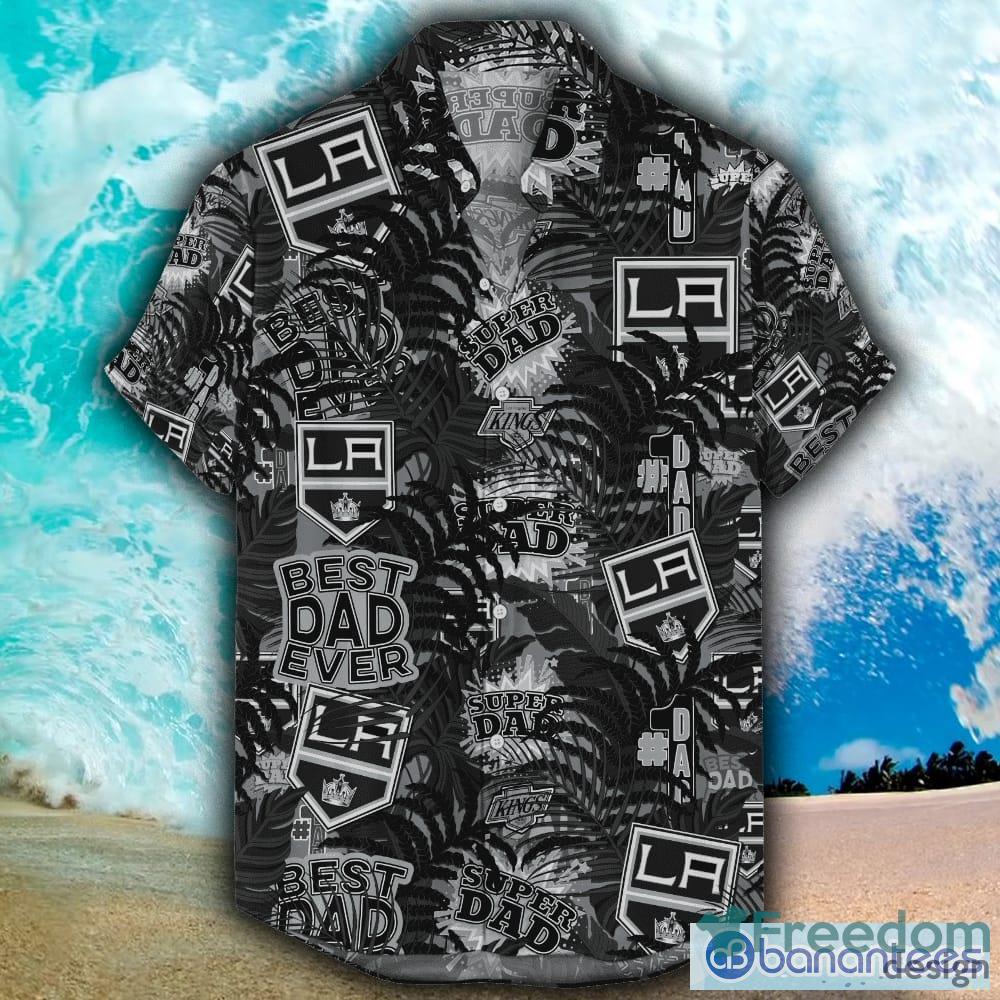 Los Angeles Kings NHL Custom Name Palm Tree Pattern Hawaiian Shirt And  Shorts - Freedomdesign