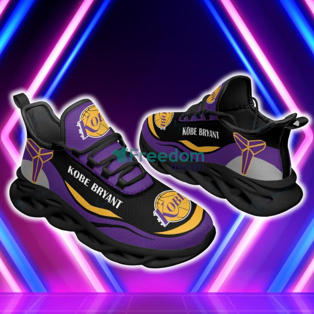 Los Angeles Lakers Kobe Bryant Max Soul Shoes Trending Sneakers Gift For Fans Product Photo 1