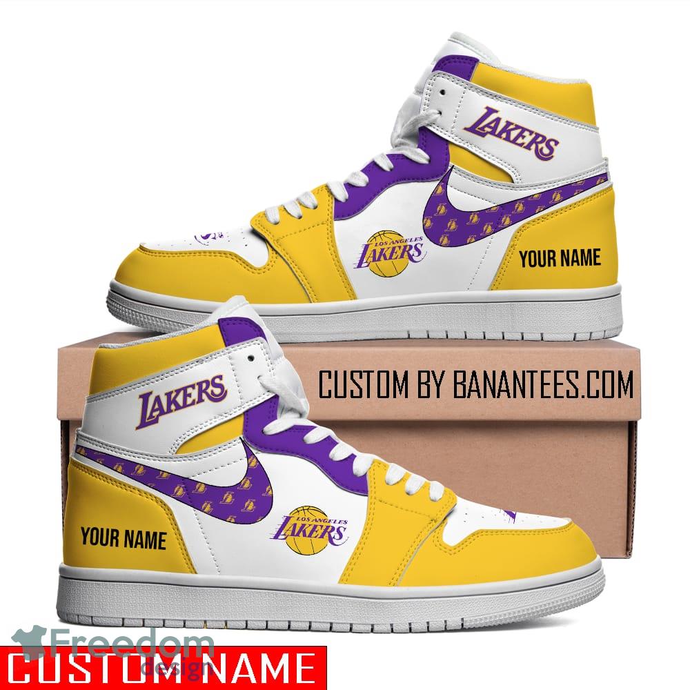 Los Angeles Lakers New Trends Custom Name And Number Christmas Hawaiian  Shirt - Freedomdesign
