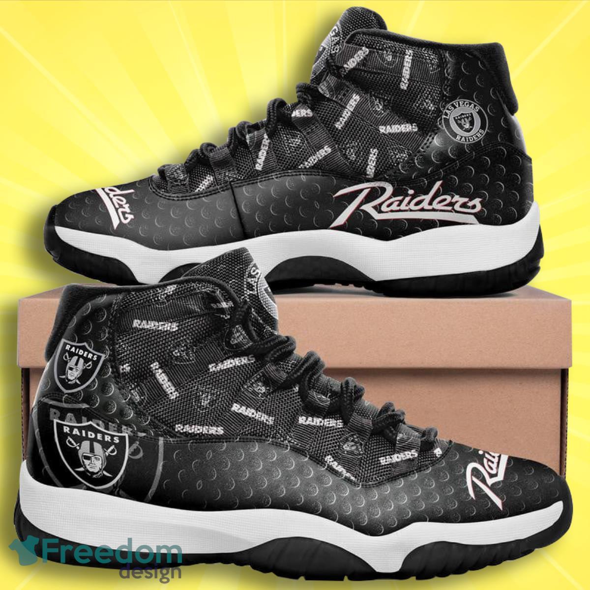 Los Angeles Raiders Football Team Air Jordan 11 Best Sneakers For Real Fans Product Photo 1