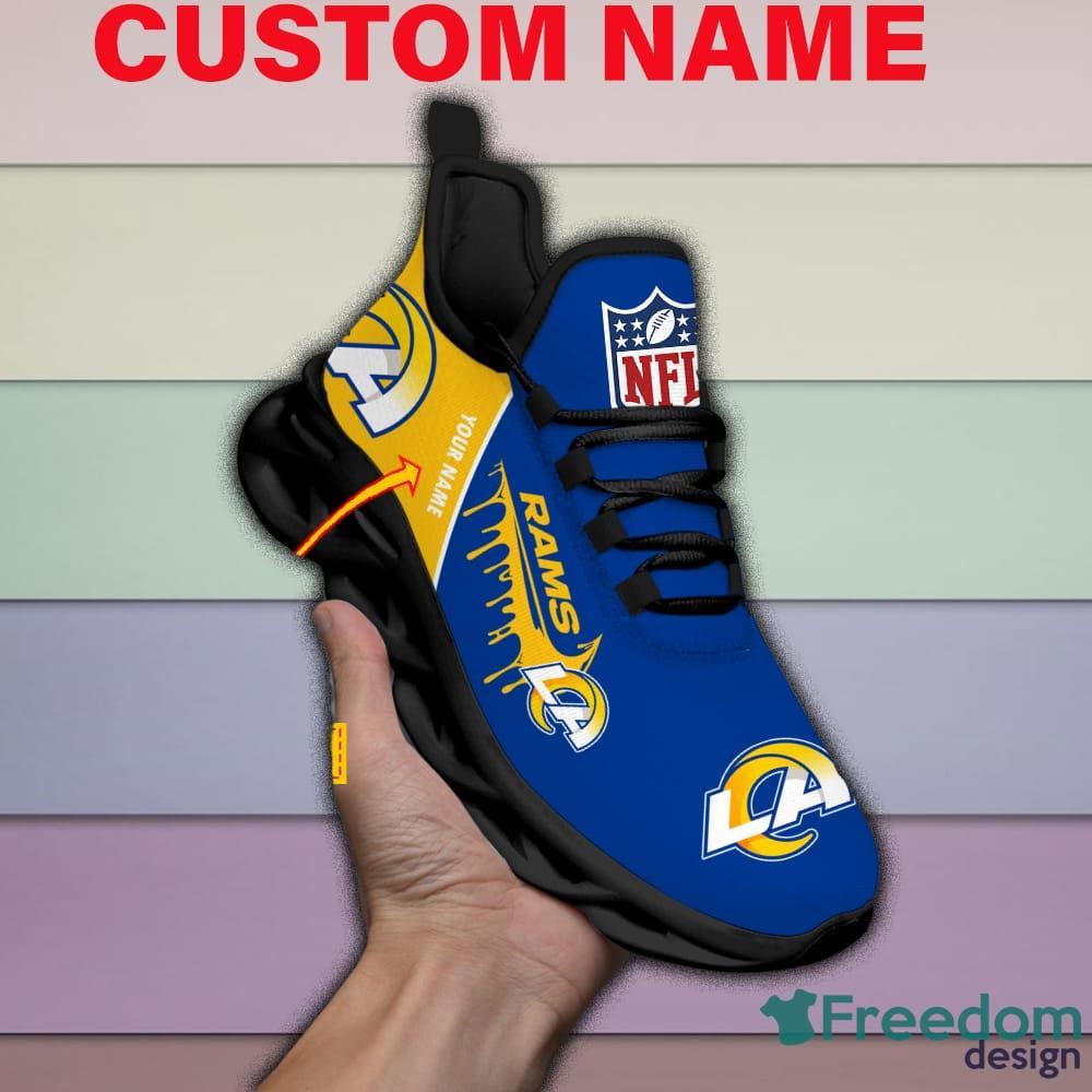 NFL Los Angeles Rams Custom Name Limited Max Soul Shoes