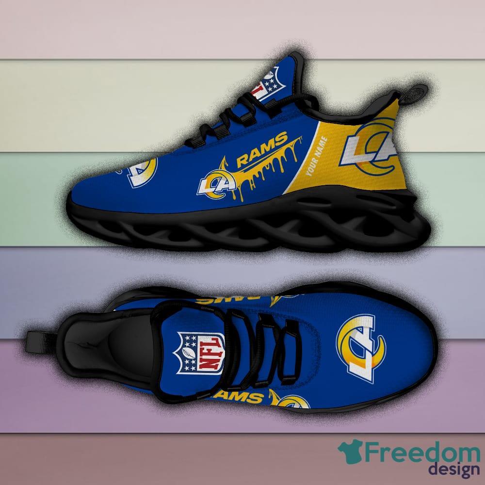 NFL Los Angeles Rams Custom Name Limited Max Soul Shoes