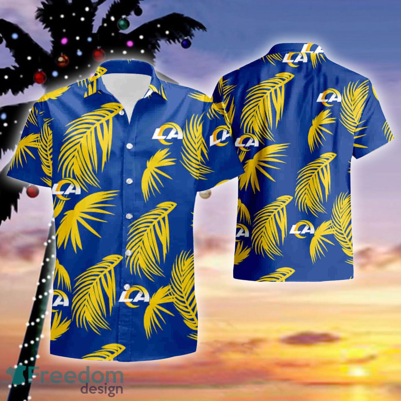 NFL Los Angeles Rams Tropical Flowers Hawaiian Shirt - T-shirts Low Price