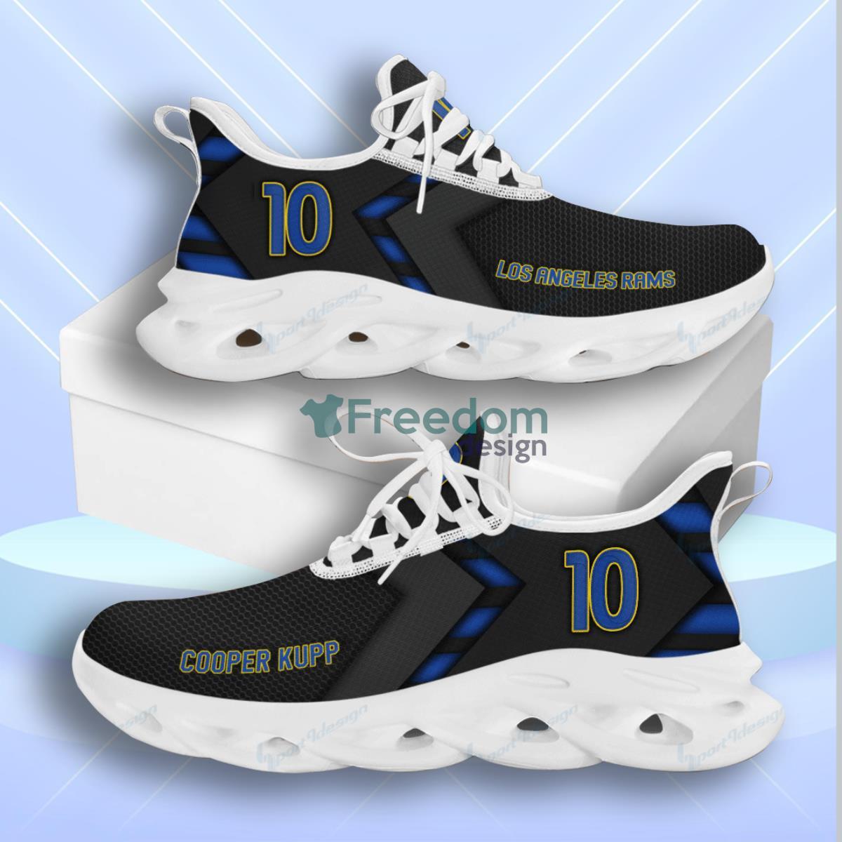 Los Angeles Rams Max Soul Shoes Trending Sneakers For Fans Product Photo 2