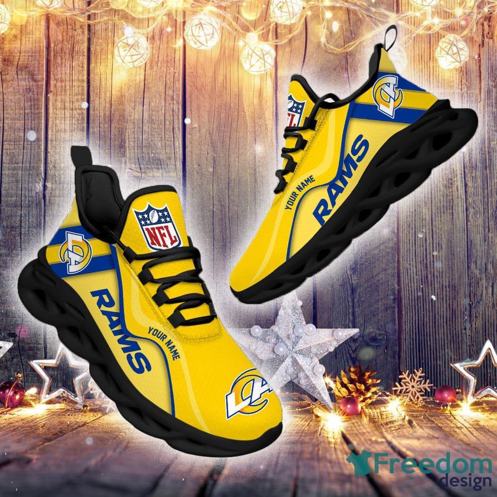 NFL Los Angeles Rams Custom Name Limited Max Soul Shoes